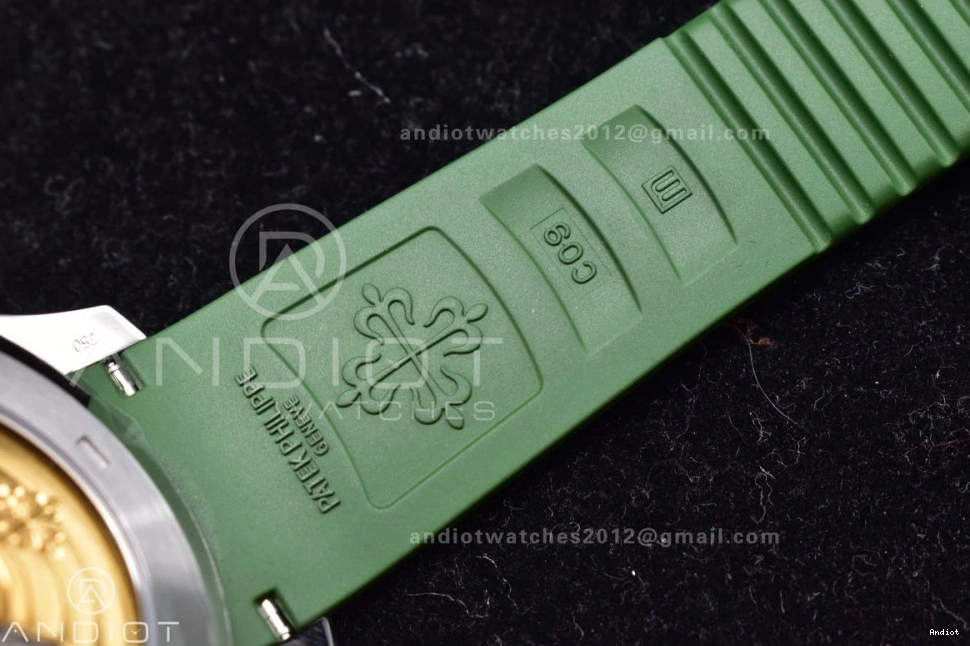 5168G Green 1:1 Green ZF SS Rubber Dial On Aquanaut Strap Best Edition 42mm 324CS 0109
